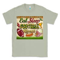 Matcha eat sleep football repeat tumbler Classic Tee - BundleAndBundleShop