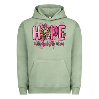 Pigment Oil Green hope nobody fights alone Urban Hoodie - MaliasSmallBusiness