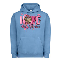 Pigment Pebble Blue hope nobody fights alone Urban Hoodie - MaliasSmallBusiness