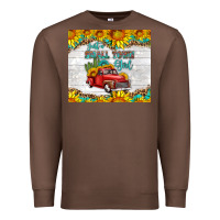 Chestnut just a small town girl with car Premium Sweatshirt - HRA Design Shop