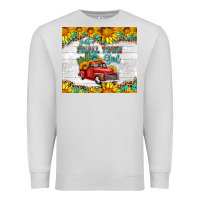 Dove Grey just a small town girl with car Premium Sweatshirt - HRA Design Shop