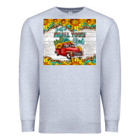 Heather Grey just a small town girl with car Premium Sweatshirt - HRA Design Shop