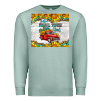 Seafoam just a small town girl with car Premium Sweatshirt - HRA Design Shop