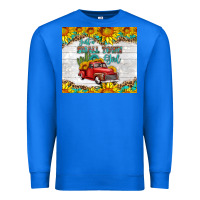 True Royal just a small town girl with car Premium Sweatshirt - HRA Design Shop