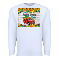 White just a small town girl with car Premium Sweatshirt - HRA Design Shop