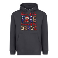 Smoke Home of the free because of the brave Heavyweight Hoodie - Neo Western