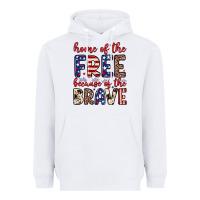 Home Of The Free Because Of The Brave Heavyweight Hoodie | Teevron
