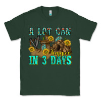 Sports Green a lot can happen in 3 days western Classic Tee - texasbilliewilder