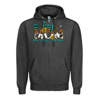 Charcoal Heather boy mom from son up to son down  western Zipper Hoodie - texasbilliewilder