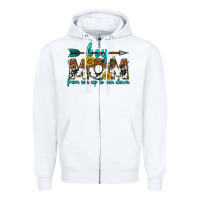 White boy mom from son up to son down  western Zipper Hoodie - texasbilliewilder