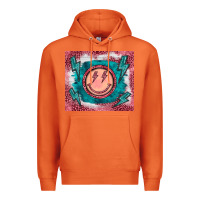 Carrot western lightning bolt smiling face turquoise Premium Hoodie - BarkalooDesign
