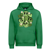 Emerald st. patrick's day green smile Urban Hoodie - MaliasSmallBusiness