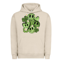 Pigment French Oak st. patrick's day green smile Urban Hoodie - MaliasSmallBusiness