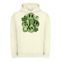 Pigment Pistachio st. patrick's day green smile Urban Hoodie - MaliasSmallBusiness