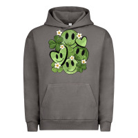 Pigment Tornado st. patrick's day green smile Urban Hoodie - MaliasSmallBusiness