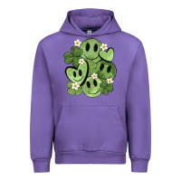 Tulip st. patrick's day green smile Urban Hoodie - MaliasSmallBusiness