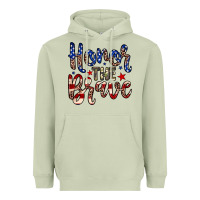 Matcha Honor the brave Heavyweight Hoodie - Neo Western