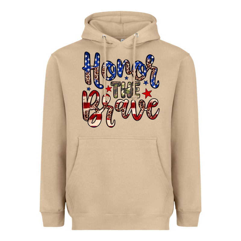Honor The Brave Heavyweight Hoodie by Neo Western | Teevron