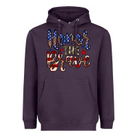 Plum Honor the brave Heavyweight Hoodie - Neo Western