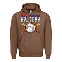 Chestnut busy raising ballers baseball Zipper Hoodie - texasbilliewilder