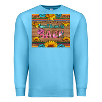 Ocean Blue small business babe Premium Sweatshirt - HRA Design Shop