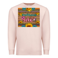 Pale Pink small business babe Premium Sweatshirt - HRA Design Shop