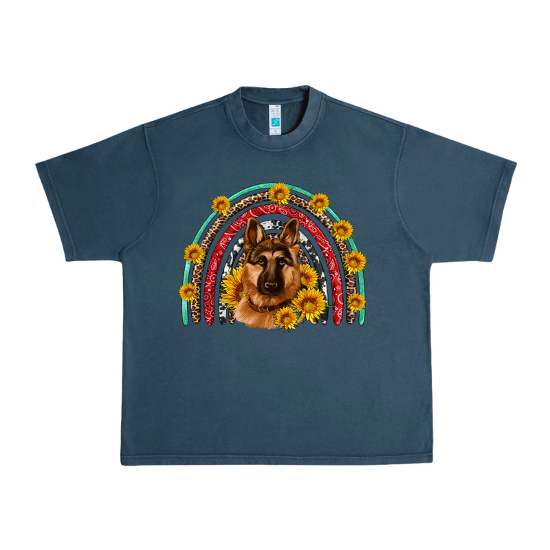German Shepherd Rainbow Urban Heavy Tee by Artiststas | Teevron