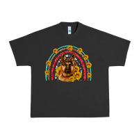 Pigment Black german shepherd rainbow Urban Heavy Tee - Artiststas