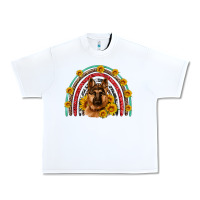 White german shepherd rainbow Urban Heavy Tee - Artiststas