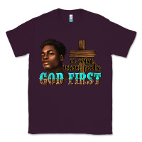 Plum a wise man puts god first Classic Tee - texasbilliewilder