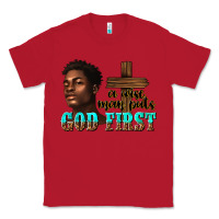 Red a wise man puts god first Classic Tee - texasbilliewilder