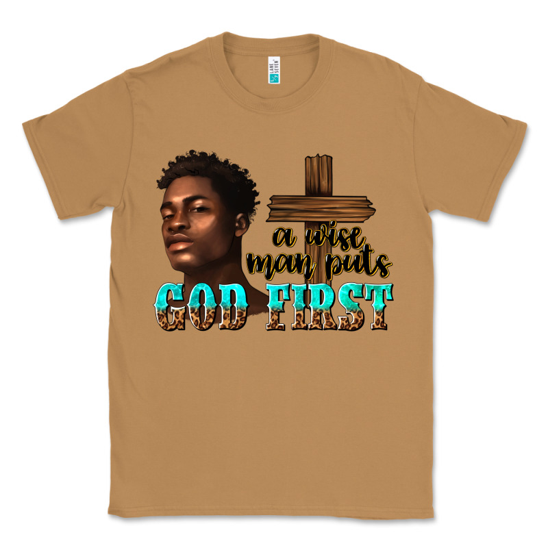 A Wise Man Puts God First Classic Tee by texasbilliewilder | Teevron