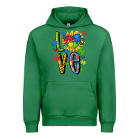 Emerald autism love Urban Hoodie - MaliasSmallBusiness