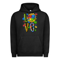 Pigment Black autism love Urban Hoodie - MaliasSmallBusiness