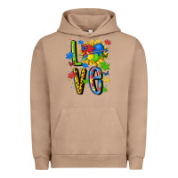 Pigment Burro autism love Urban Hoodie - MaliasSmallBusiness