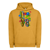 Pigment Peanut Butter autism love Urban Hoodie - MaliasSmallBusiness