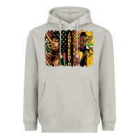 Moon Dust juneteenth brush stroke Heavyweight Hoodie - HRA Design Shop