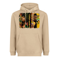 Mushroom juneteenth brush stroke Heavyweight Hoodie - HRA Design Shop