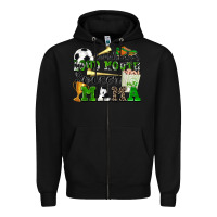 Black somebody's loud mouth soccer mama Zipper Hoodie - Zillion Design Studio