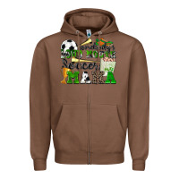 Chestnut somebody's loud mouth soccer mama Zipper Hoodie - Zillion Design Studio