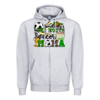 Heather Grey somebody's loud mouth soccer mama Zipper Hoodie - Zillion Design Studio
