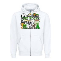 White somebody's loud mouth soccer mama Zipper Hoodie - Zillion Design Studio