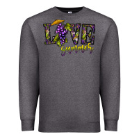 Charcoal Heather love summer Premium Sweatshirt - CowhideDigitalArt