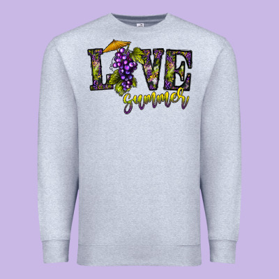 Love Summer Premium Sweatshirt Designed By Cowhidedigitalart