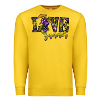 Lemon love summer Premium Sweatshirt - CowhideDigitalArt