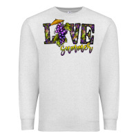 Oatmeal Heather love summer Premium Sweatshirt - CowhideDigitalArt
