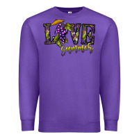 Purple love summer Premium Sweatshirt - CowhideDigitalArt