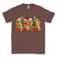 Chestnut golden dogs with christmas Classic Tee - Zillion Design Studio