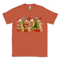 Copper golden dogs with christmas Classic Tee - Zillion Design Studio