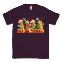 Plum golden dogs with christmas Classic Tee - Zillion Design Studio